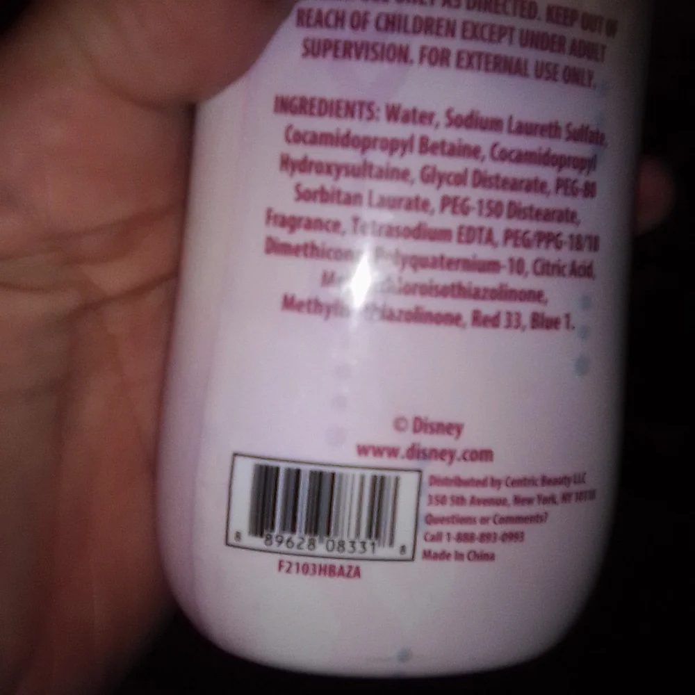 ,🌻 5/$10 Kids Disney Shampoo, Berry Scent